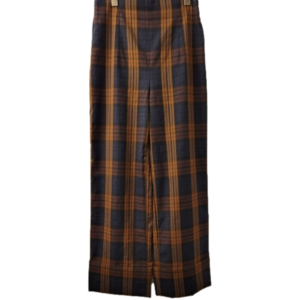 Zara women's high waist wide leg checkered pants